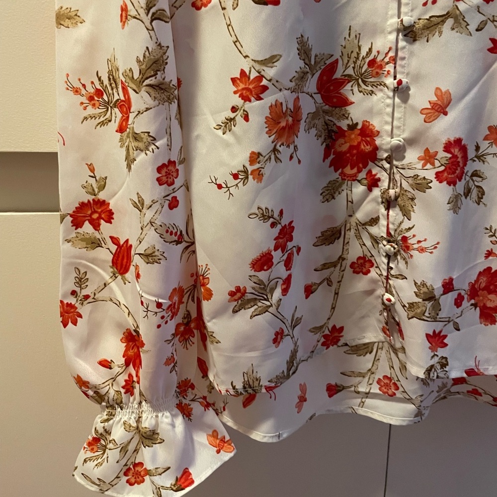NWT Joie bologna floral top in medium - Picture 2 of 5